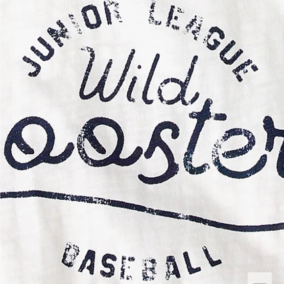 J. Crew Kids' raglan-sleeve baseball T-shirt NEW size medium 8-9 - Picture 3 of 13